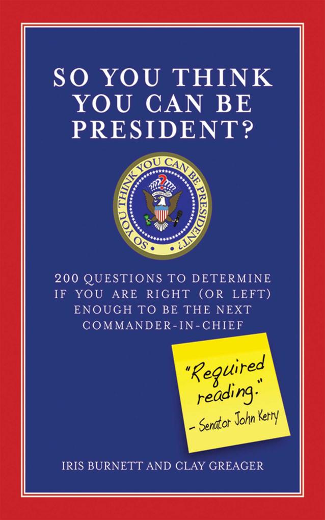 So You Think You Can Be President?.pdf