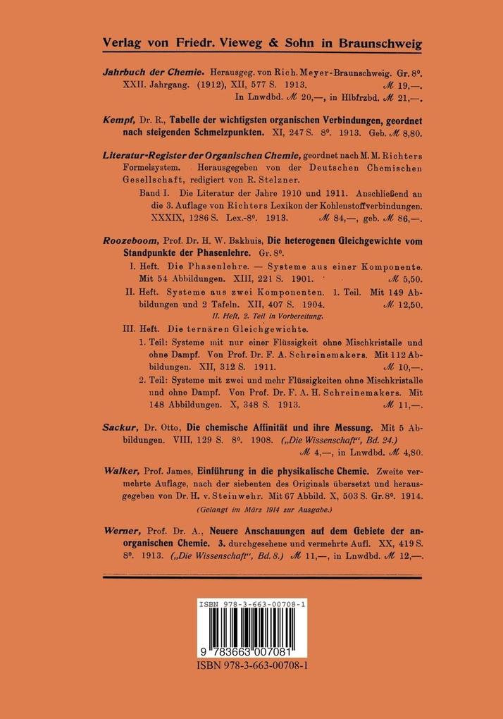Weitere Ansicht: Kinetische Stereochemie der Kohlenstoffverbindungen | Arthur Von Weinberg