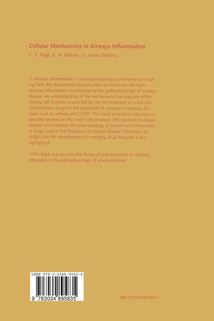 Weitere Ansicht: Cellular Mechanisms in Airways Inflammation