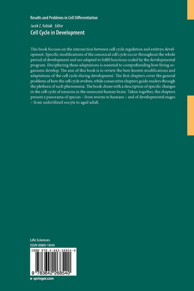 Weitere Ansicht: Cell Cycle in Development