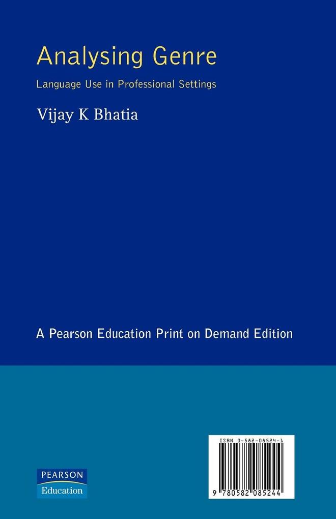 Weitere Ansicht: Analysing Genre | V. K. Bhatia