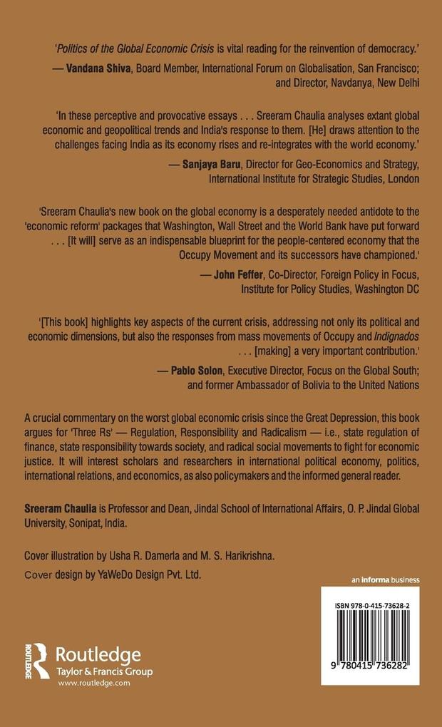 Weitere Ansicht: Politics of the Global Economic Crisis | Sreeram Chaulia