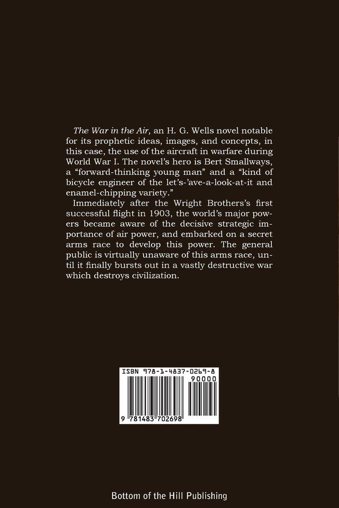 Weitere Ansicht: The War in the Air | H. G. Wells