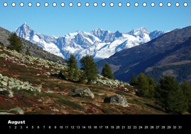 Weitere Ansicht: Schweizer Alpen (Tischkalender immerwährend DIN A5 quer) | Andrea Pons