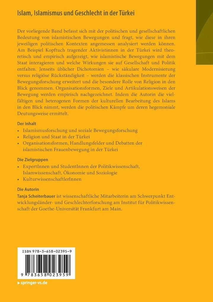 Weitere Ansicht: Islam, Islamismus und Geschlecht in der Türkei | Tanja Scheiterbauer