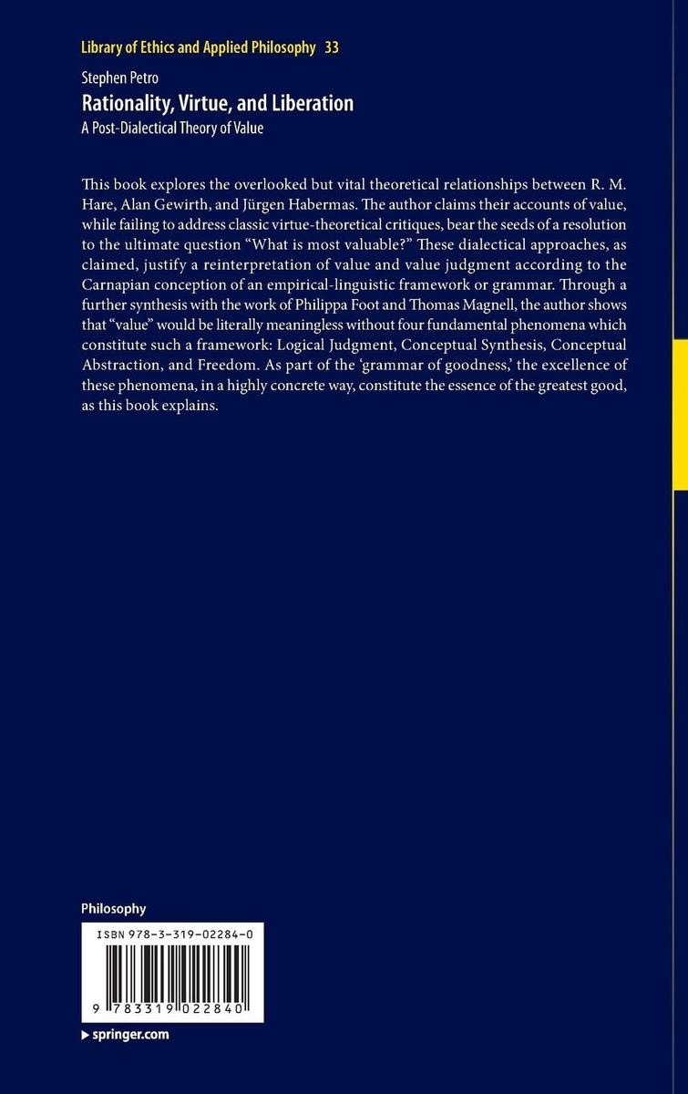 Weitere Ansicht: Rationality, Virtue, and Liberation | Stephen Petro
