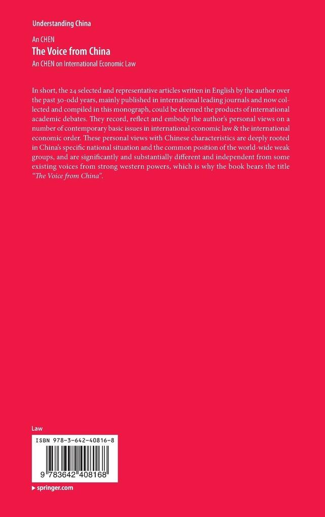 Weitere Ansicht: The Voice from China | An CHEN