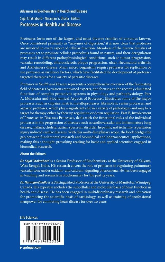 Weitere Ansicht: Proteases in Health and Disease