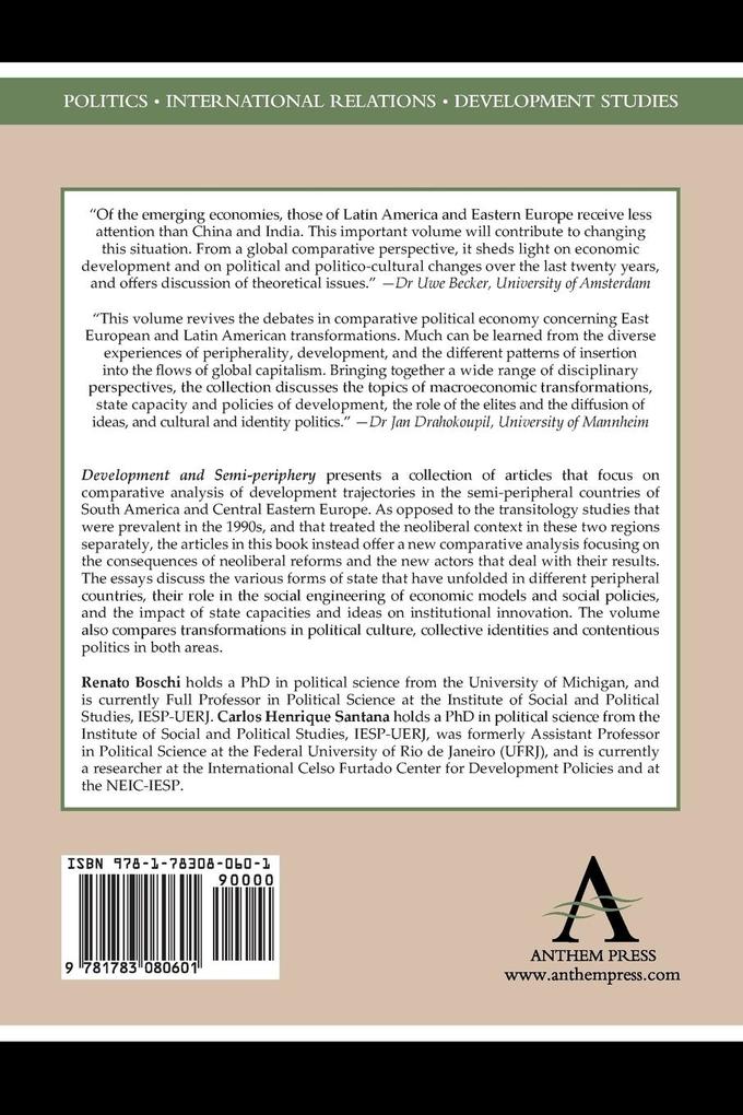 Weitere Ansicht: Development and Semi-periphery