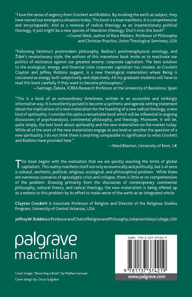 Weitere Ansicht: Religion, Politics, and the Earth | C. Crockett, J. Robbins