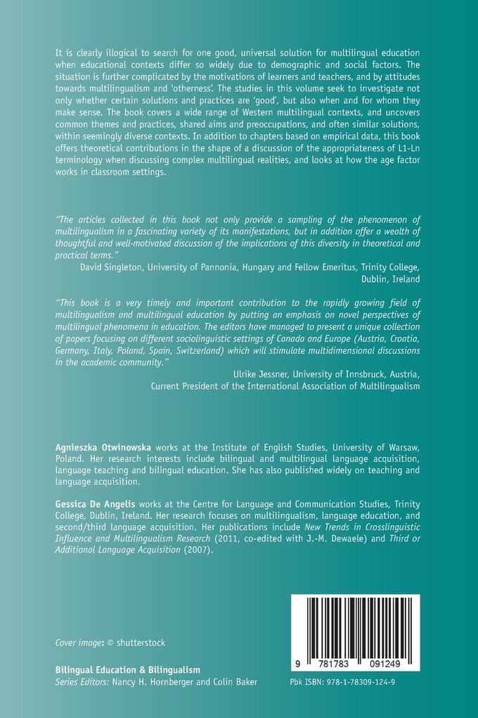 Weitere Ansicht: Teaching and Learning in Multilingual Contexts