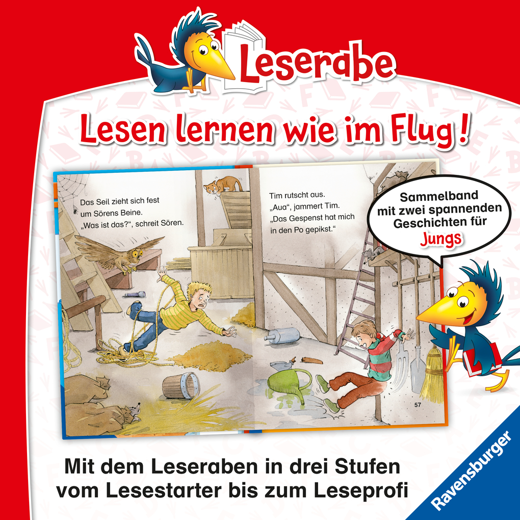 Weitere Ansicht: Erstlesegeschichten für Jungs in der 1. Klasse - Leserabe 1. Klasse - Erstlesebuch für Kinder ab 6 Jahren | Martin Klein, Leopé