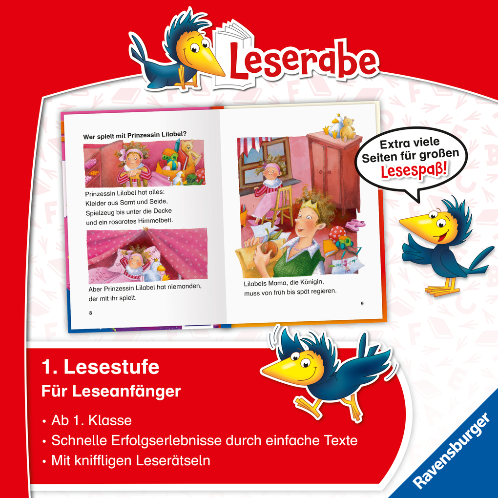 Weitere Ansicht: Erstlesegeschichten für Mädchen in der 1. Klasse - Leserabe 1. Klasse - Erstlesebuch für Kinder ab 6 Jahren | Katja Reider