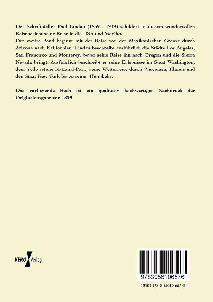 Weitere Ansicht: Amerika - Reisen | Paul Lindau