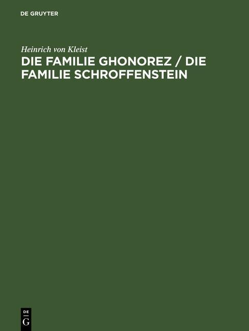 Die Familie Ghonorez / Die Familie Schroffenstein.pdf