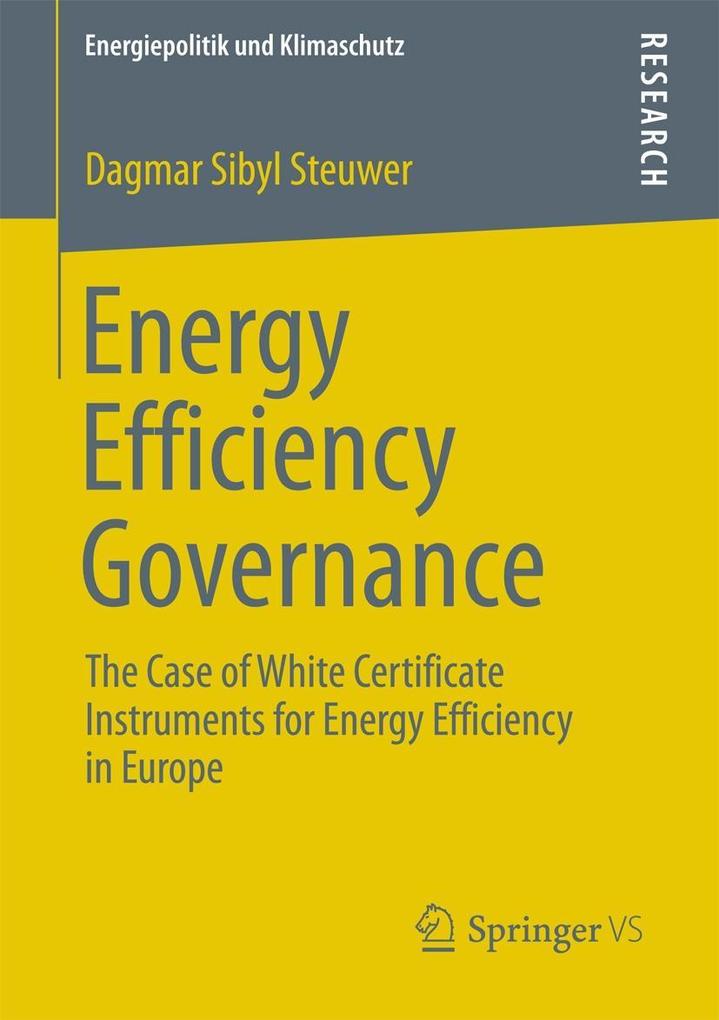 Produktbild: Energy Efficiency Governance | Dagmar Sibyl Steuwer