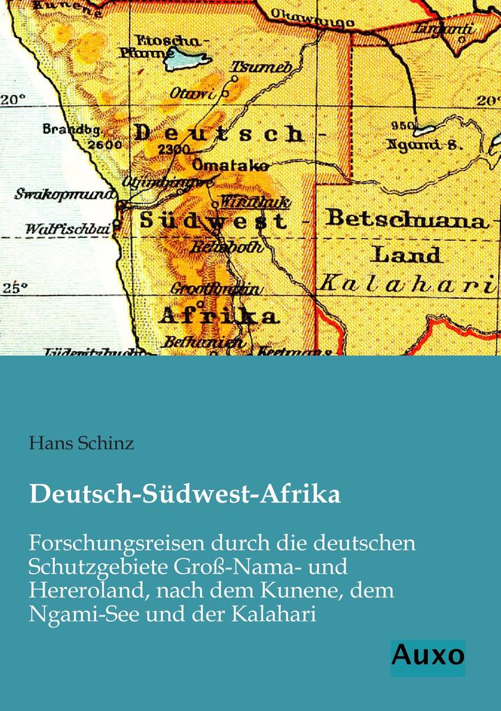 Produktbild: Deutsch-Südwest-Afrika | Hans Schinz