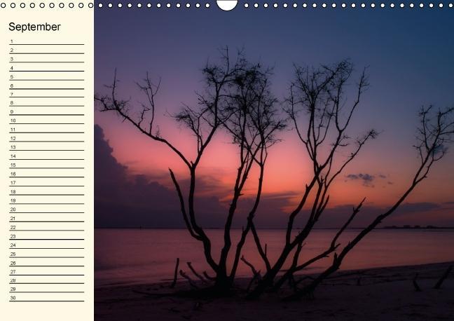 Weitere Ansicht: Immerwährender Geburtstagskalender - Beautiful Sunsets (Wandkalender immerwährend DIN A3 quer) | Melanie Viola