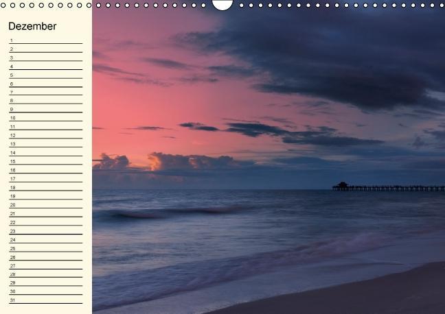Weitere Ansicht: Immerwährender Geburtstagskalender - Beautiful Sunsets (Wandkalender immerwährend DIN A3 quer) | Melanie Viola