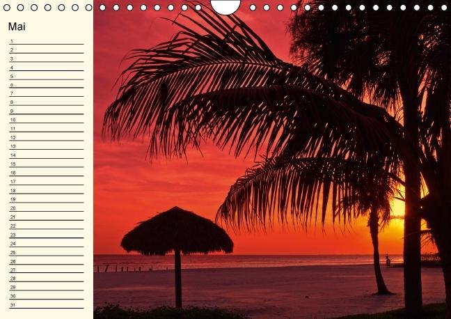 Weitere Ansicht: Immerwährender Geburtstagskalender - Beautiful Sunsets (Wandkalender immerwährend DIN A4 quer) | Melanie Viola