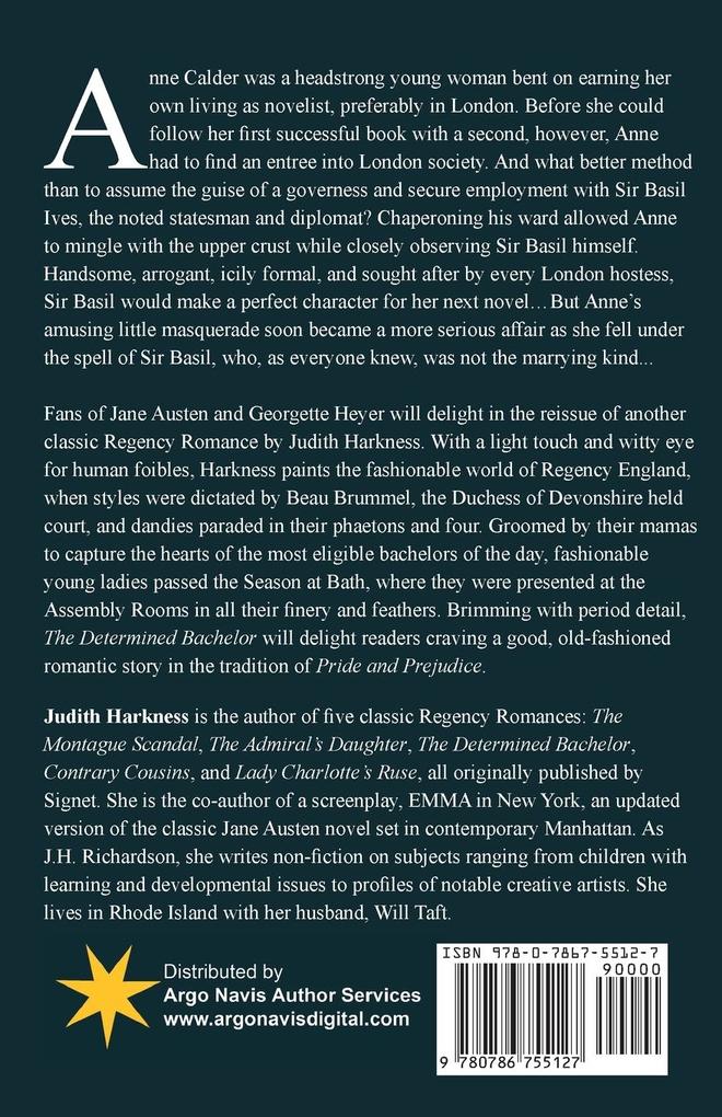 Weitere Ansicht: The Determined Bachelor | Judith Harkness