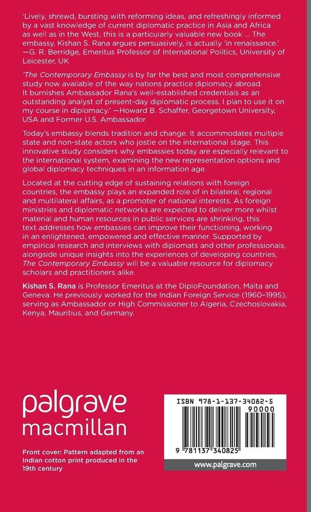 Weitere Ansicht: The Contemporary Embassy | Kenneth A. Loparo, Kishan S. Rana