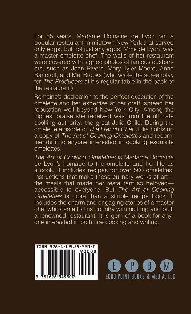 Weitere Ansicht: The Art of Cooking Omelettes | Madame Romaine De Lyon