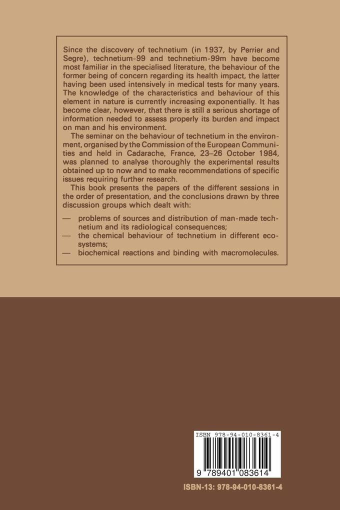 Weitere Ansicht: Technetium in the Environment