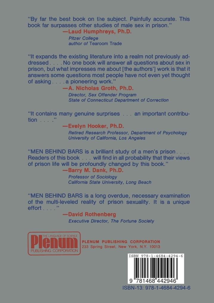 Weitere Ansicht: Men Behind Bars | Wayne S. Wooden