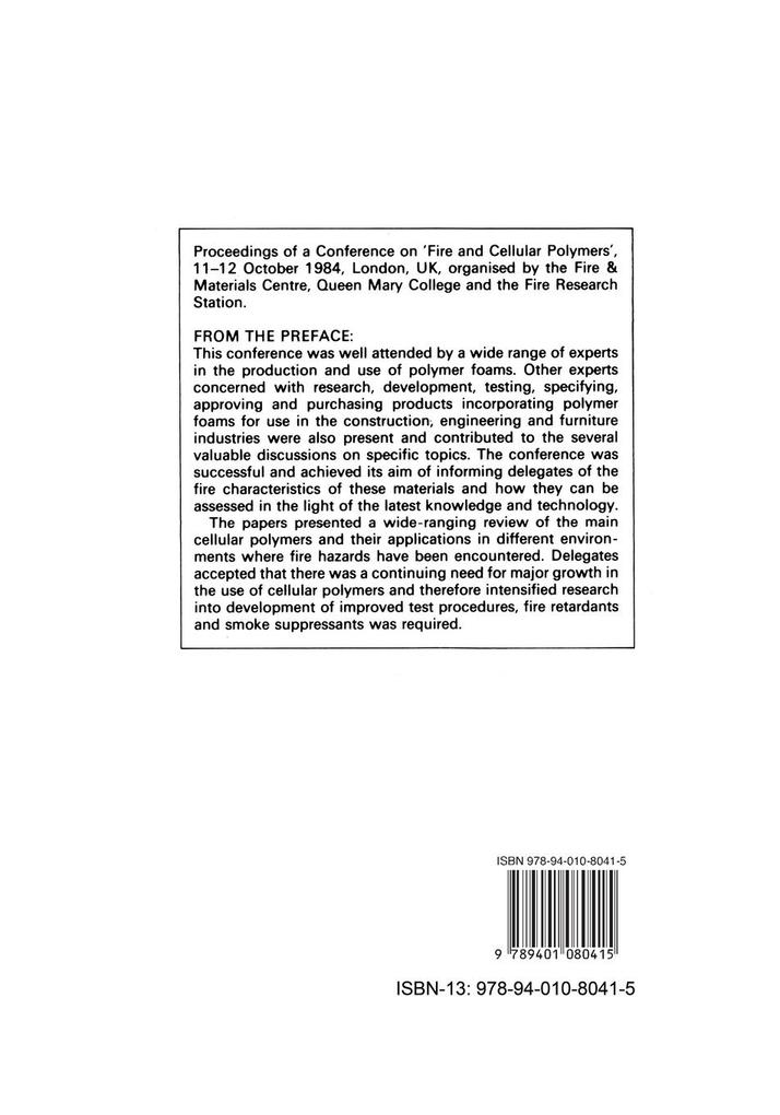 Weitere Ansicht: Fire and Cellular Polymers