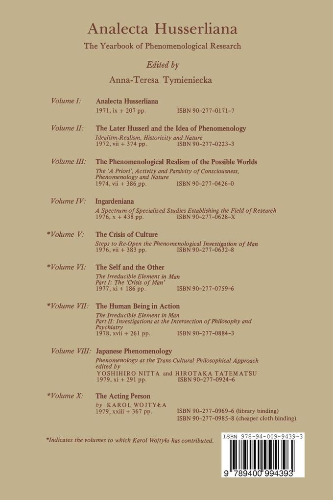 Weitere Ansicht: The Teleologies in Husserlian Phenomenology