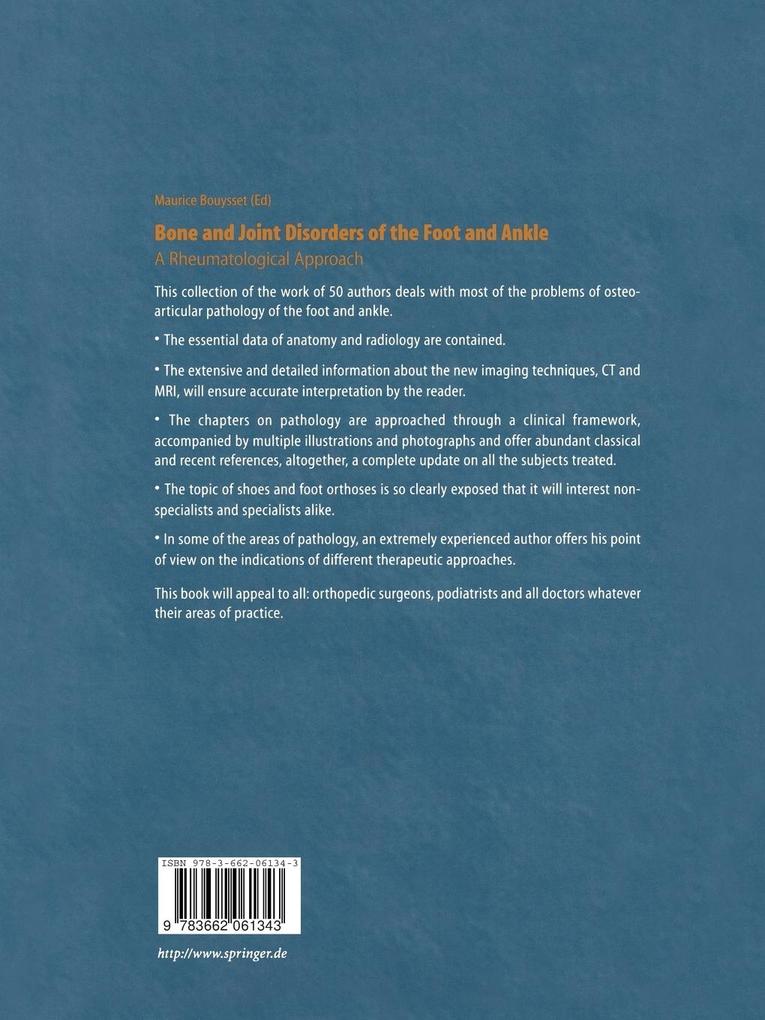 Weitere Ansicht: Bone and Joint Disorders of the Foot and Ankle | Maurice Bouysset