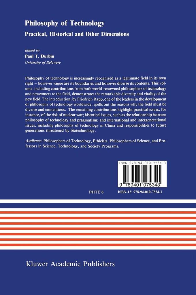 Weitere Ansicht: Philosophy of Technology