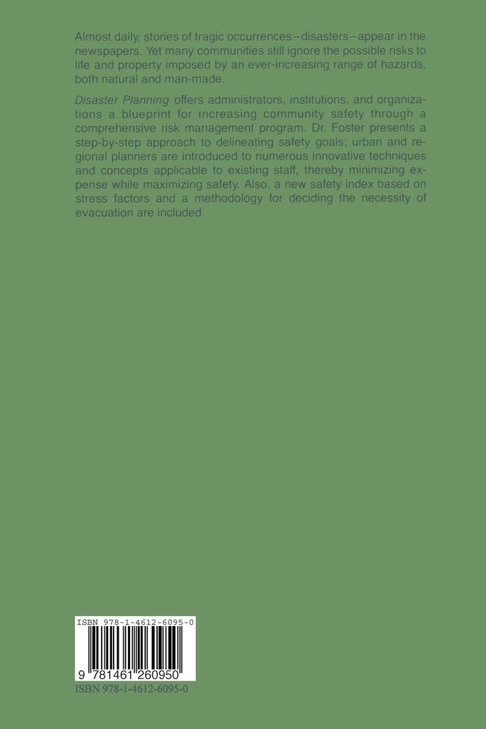 Weitere Ansicht: Disaster Planning | H. D. Foster