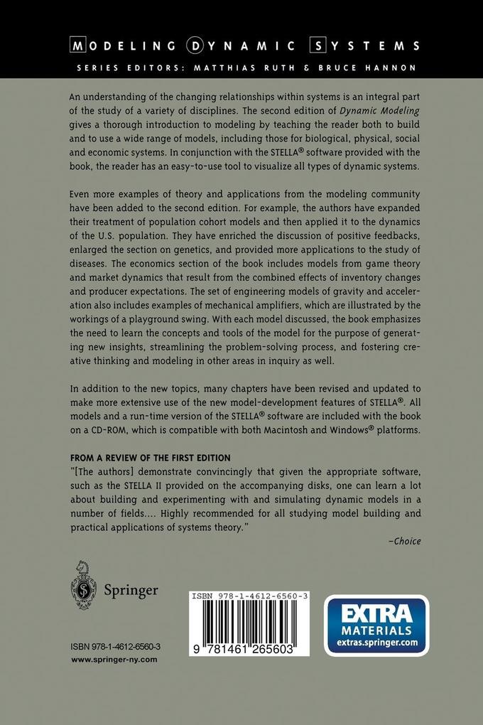 Weitere Ansicht: Dynamic Modeling | Bruce Hannon, Matthias Ruth
