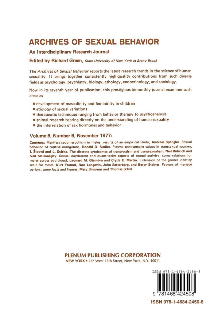 Weitere Ansicht: Progress in Sexology