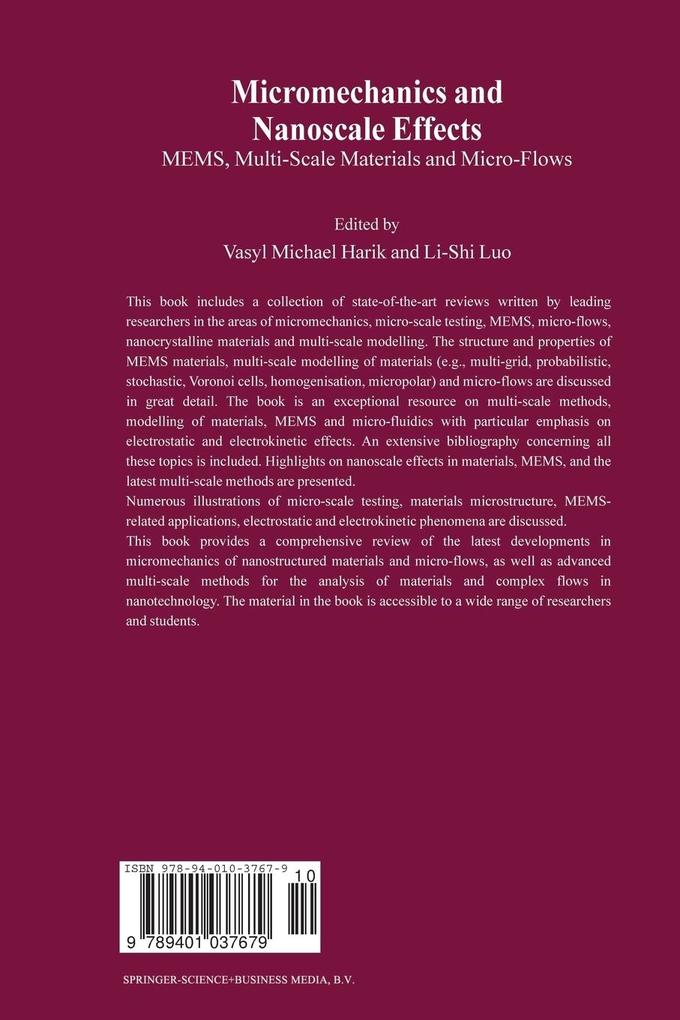 Weitere Ansicht: Micromechanics and Nanoscale Effects