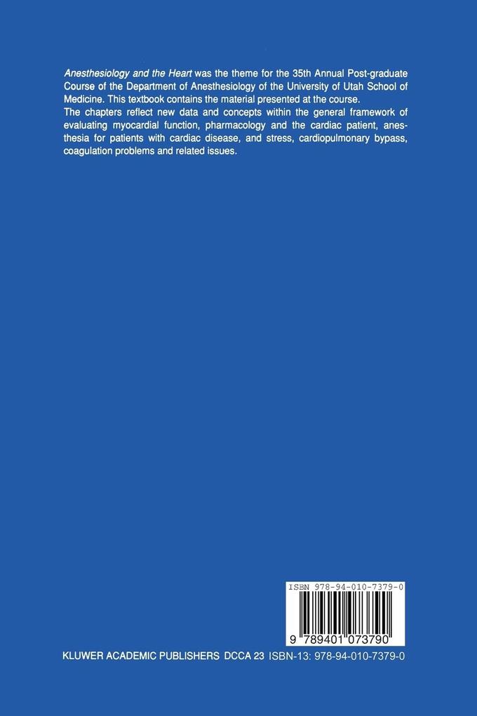 Weitere Ansicht: Anesthesiology and the Heart
