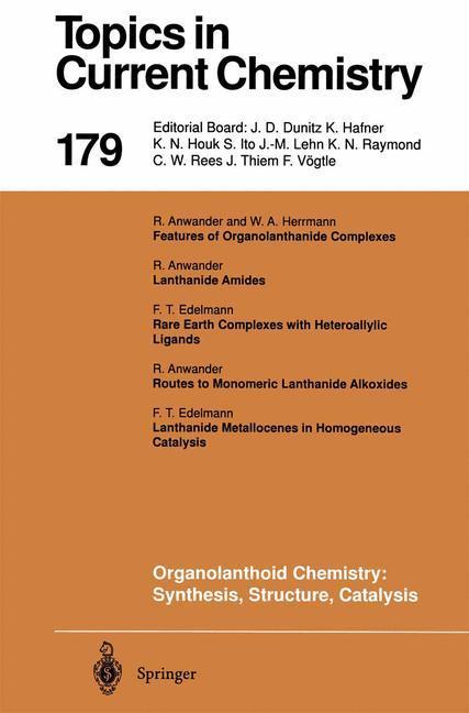 Weitere Ansicht: Organolanthoid Chemistry: Synthesis, Structure, Catalysis | R. Anwander, G. Edelmann, W. A. Herrmann