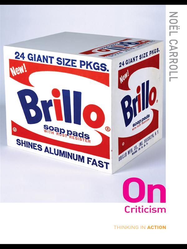 Produktbild: On Criticism | Noel Carroll