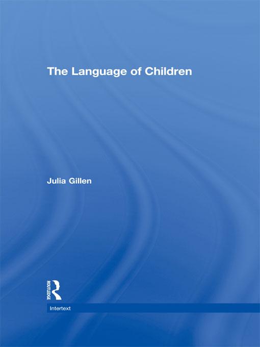 Produktbild: The Language of Children | Julia Gillen