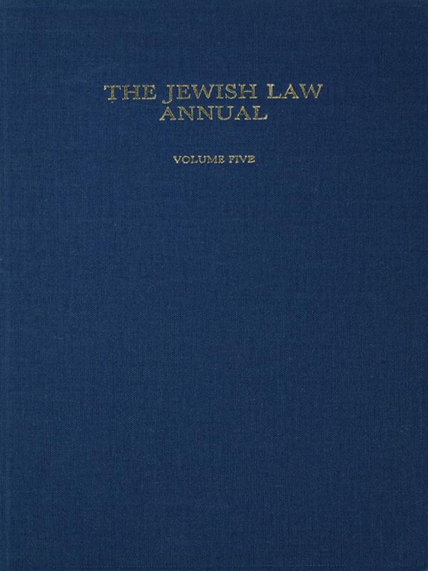 The Jewish Law Annual Volume 5.pdf