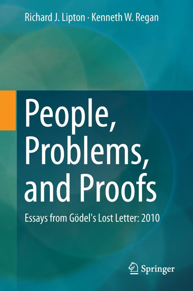 Produktbild: People, Problems, and Proofs | Richard J. Lipton, Kenneth W. Regan