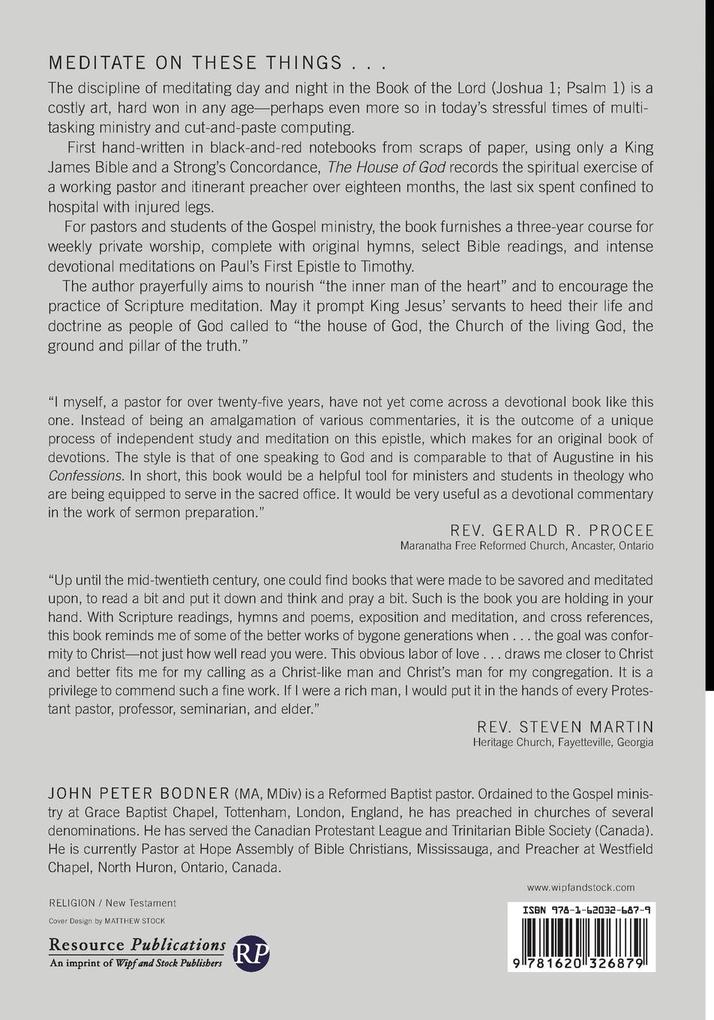 Weitere Ansicht: The House of God | Rev. John Peter Bodner