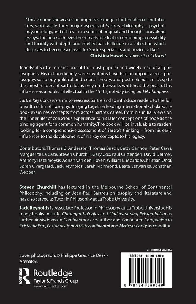 Weitere Ansicht: Jean-Paul Sartre | Steven Churchill, Jack Reynolds