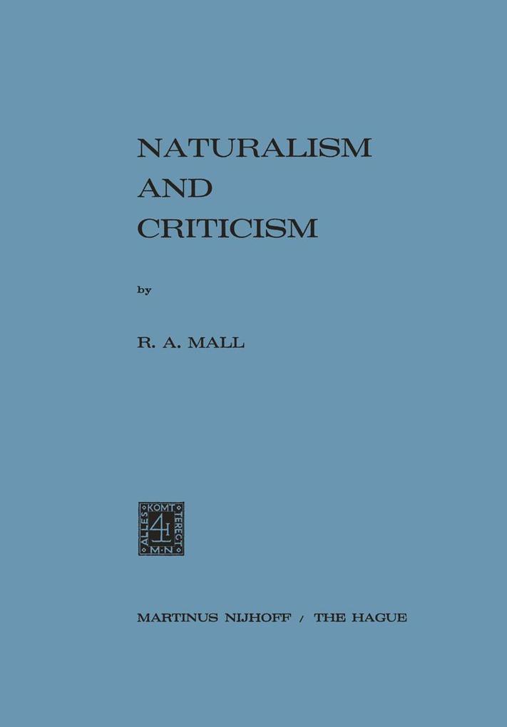 Produktbild: Naturalism and Criticism | R. A. Mall