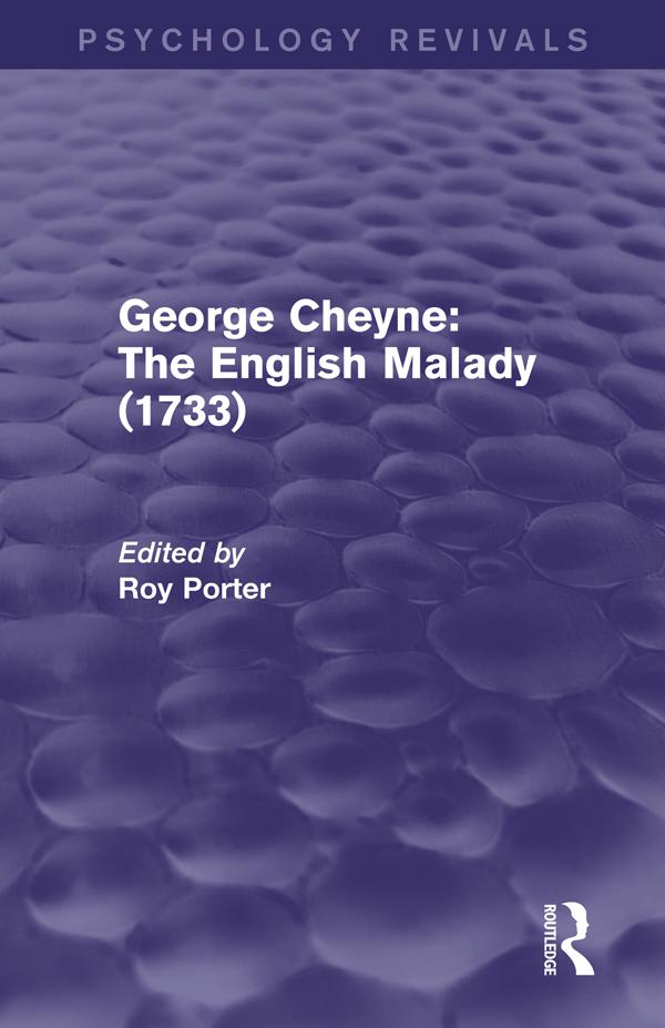 Produktbild: George Cheyne: The English Malady (1733) (Psychology Revivals)