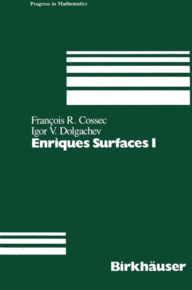 Produktbild: Enriques Surfaces I | F. Cossec, Dolgachev
