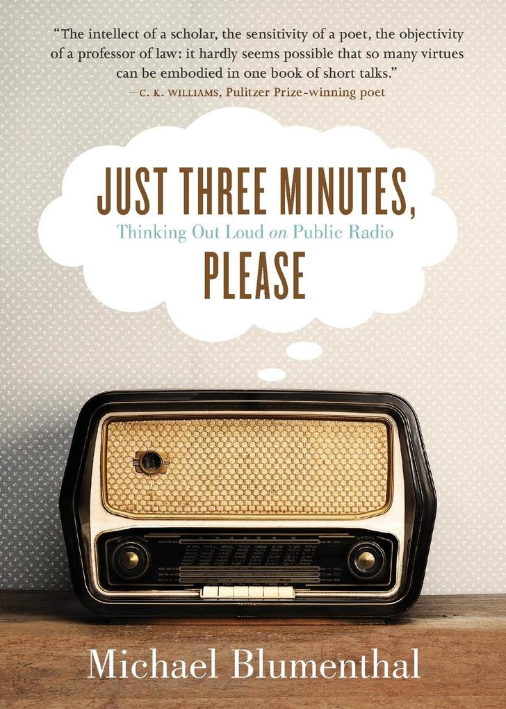 Produktbild: Just Three Minutes, Please | Michael Blumenthal
