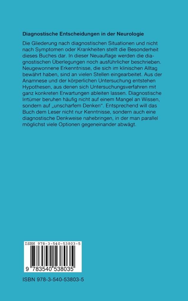 Weitere Ansicht: Diagnostische Entscheidungen in der Neurologie | Klaus Poeck
